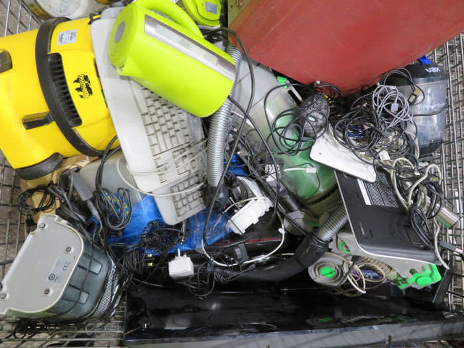 E-waste at the Veolia Southwark facility