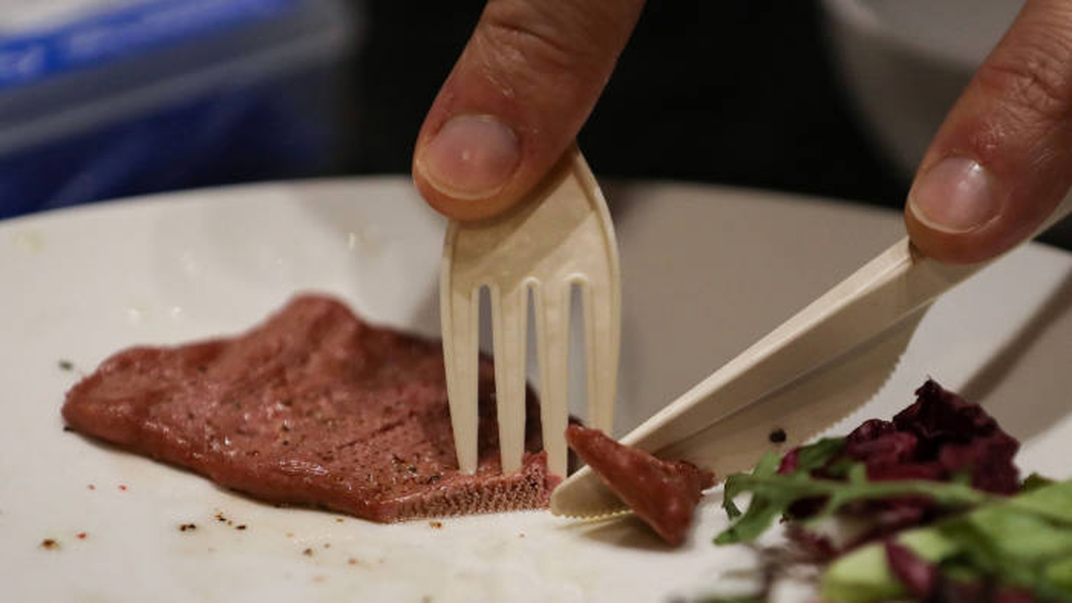 Novameat's 3D printed vegan beef steak